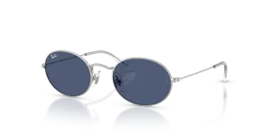 Rayban RJ9645S 212/80 แว่นกันแดดสีเงินเลนส์น้ำเงิน สำหรับเด็ก