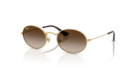 Rayban RJ9645S 223/13 แว่นกันแดดสีทอง Arista เลนส์น้ำตาลไล่ระดับ สำหรับเด็ก