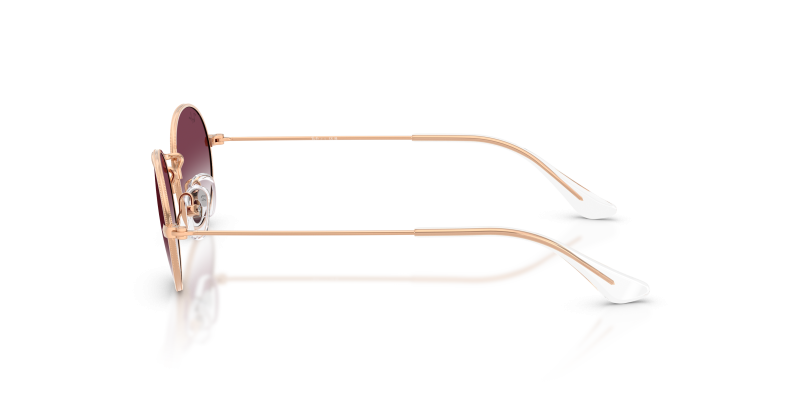 แว่นกันแดด Rayban RJ9645S 291/8H มุมข้าง ทรงวงรีโทนทองกุหลาบ