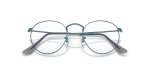 กรอบแว่นสายตา Rayban Round Metal RX3447V-3224 Blue Rayban RX3447V 3224 close-up ด้านหน้า