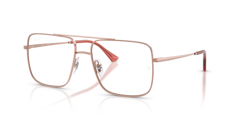 กรอบแว่นสายตา Rayban Ari RX3758V-2943 Copper แว่นสายตา Rayban RX3758V 2943 สีทองแดง ทั้งสองเพศ