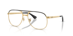 กรอบแว่นสายตา Rayban Bill Max RX3793V-2994 Matte Black On Gold Rayban RX3793V 2994 แว่นสายตาสีดำด้านตัดทอง ทั้งสองเพศ