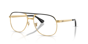 Rayban RX3793V 2994 แว่นสายตาสีดำด้านตัดทอง ทั้งสองเพศ
