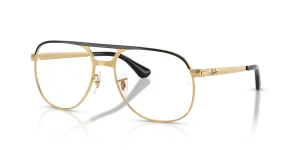 Rayban RX3793V 2994 แว่นสายตาสีดำด้านตัดทอง ทั้งสองเพศ