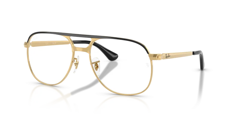 Rayban RX3793V 2994 แว่นสายตาสีดำด้านตัดทอง ทั้งสองเพศ