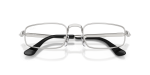 กรอบแว่นสายตา Rayban RX3927V-2501 Silver Rayban RX3927V 2501 close-up ด้านหน้า