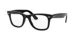 กรอบแว่นสายตา Rayban Wayfarer Ease RX4340V-2000 Black แว่นสายตา Rayban RX4340V-2000 close-up ด้านหน้า