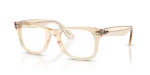 กรอบแว่นสายตา Rayban Wayfarer Ease RX4340V-8539 Transparent Nude แว่นสายตา Rayban RX4340V-8539 มุมเฉียง สีนู้ดโปร่งใส สำหรับทุกเพศ