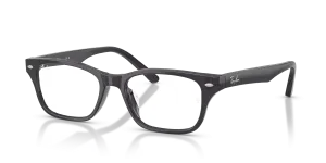 แว่นสายตา Rayban RX5345D 5920 สีเทาอมม่วงโปร่งใส ทั้งสองเพศ