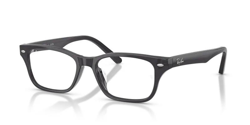 แว่นสายตา Rayban RX5345D 5920 สีเทาอมม่วงโปร่งใส ทั้งสองเพศ
