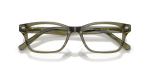 กรอบแว่นสายตา Rayban RX5345D-8501 Transparent Green Rayban RX5345D 8501 close-up สีเขียวมะกอกโปร่งใส