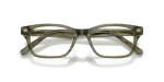 กรอบแว่นสายตา Rayban RX5345D-8501 Transparent Green Rayban RX5345D 8501 close-up สีเขียวมะกอกโปร่งใส