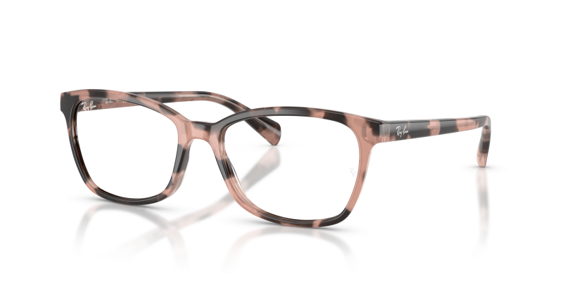 Rayban RX5362 8481 แว่นสายตาสีชมพูโอปอลฮาวาน่า ผู้หญิง
