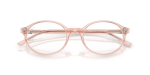 กรอบแว่นสายตา Rayban German RX5429-8540 Transparent Pink Rayban RX5429 8540 close-up สีชมพูโปร่งใส