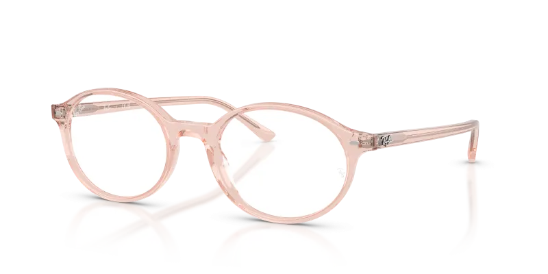 กรอบแว่นสายตา Rayban German RX5429-8540 Transparent Pink แว่นสายตา Rayban RX5429 8540 สีชมพูโปร่งใส ทั้งสองเพศ