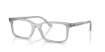 กรอบแว่นสายตา Rayban RX5445F-8225 Transparent Grey แว่นสายตา Rayban RX5445F 8225 สีเทาโปร่งใส ทั้งสองเพศ