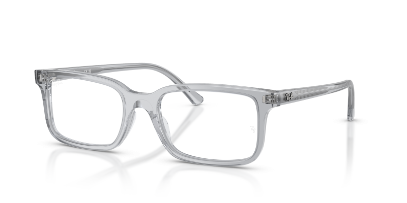 กรอบแว่นสายตา Rayban RX5445F-8225 Transparent Grey แว่นสายตา Rayban RX5445F 8225 สีเทาโปร่งใส ทั้งสองเพศ