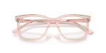กรอบแว่นสายตา Rayban RX5446F-8540 Transparent Pink Rayban RX5446F 8540 close-up ด้านหน้า