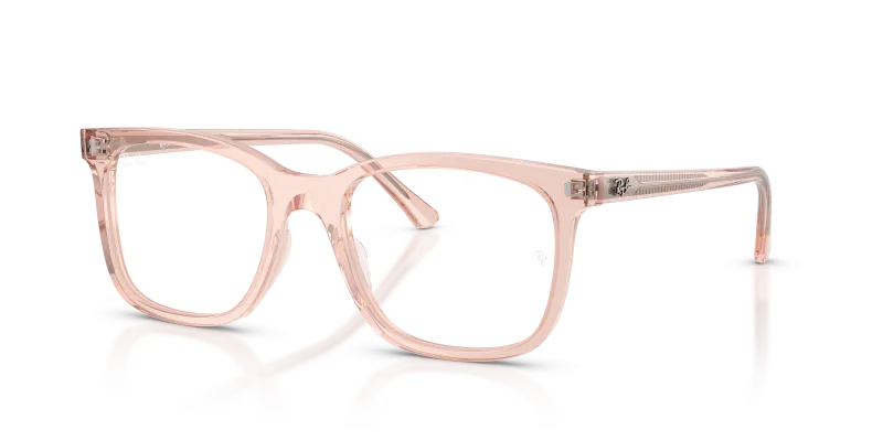 กรอบแว่นสายตา Rayban RX5446F-8540 Transparent Pink แว่นสายตา Rayban RX5446F 8540 สีชมพูโปร่งใส ทั้งสองเพศ