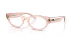 กรอบแว่นสายตา Rayban RX5447-8540 Transparent Pink แว่นสายตา Rayban RX5447 8540 สีชมพูโปร่งใส ทั้งสองเพศ