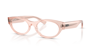 แว่นสายตา Rayban RX5447 8540 สีชมพูโปร่งใส ทั้งสองเพศ