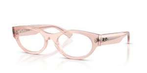 แว่นสายตา Rayban RX5447 8540 สีชมพูโปร่งใส ทั้งสองเพศ