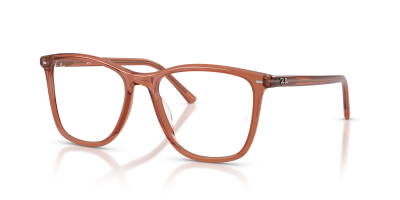 กรอบแว่นสายตา Rayban RX5455F-8511 Transparent Brown แว่นสายตา Rayban RX5455F-8511 สีน้ำตาลโปร่งใส ทั้งสองเพศ