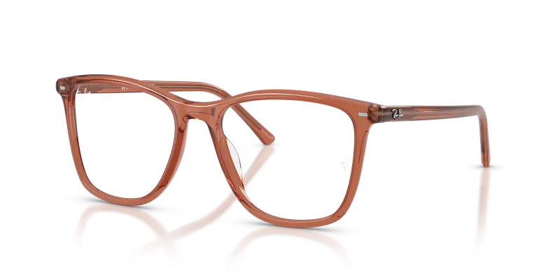 แว่นสายตา Rayban RX5455F-8511 สีน้ำตาลโปร่งใส ทั้งสองเพศ
