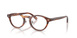 แว่นสายตา Rayban RX5457D-2144 ลายแถบฮาวานา ทั้งสองเพศ