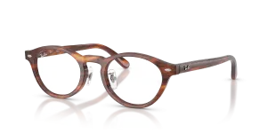 แว่นสายตา Rayban RX5457D-2144 ลายแถบฮาวานา ทั้งสองเพศ