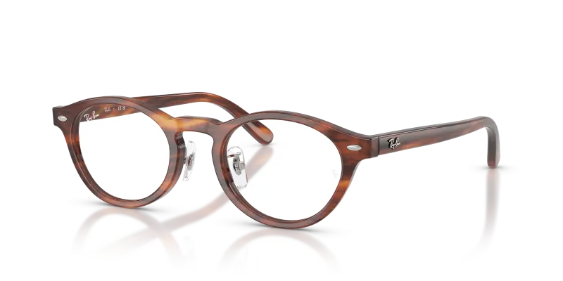 แว่นสายตา Rayban RX5457D-2144 ลายแถบฮาวานา ทั้งสองเพศ