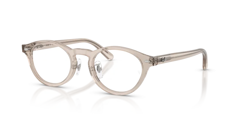 แว่นสายตา Rayban RX5457D-8449 สีน้ำตาลอ่อนโปร่งใส ทั้งสองเพศ