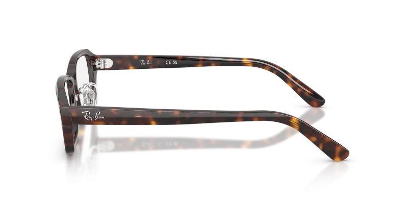 แว่นสายตา Rayban RX5458D 2012 มุมข้าง ลายอะซิเตทฮาวานาคานต่ำ