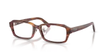 กรอบแว่นสายตา Rayban RX5458D-2144 Striped Havana แว่นสายตา Rayban RX5458D 2144 ลายแถบฮาวานา ทั้งสองเพศ