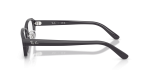 กรอบแว่นสายตา Rayban RX5458D-5920 Transparent Grey แว่นสายตา Rayban RX5458D 5920 มุมข้าง ทรงสี่เหลี่ยมผืนผ้าโปร่งแสงคานต่ำ