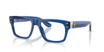 กรอบแว่นสายตา Rayban RX5459M-F711 Transparent Blue แว่นสายตา Rayban RX5459M-F711 มุมเฉียง สีน้ำเงินโปร่งใส สำหรับทุกเพศ