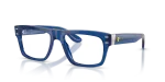 กรอบแว่นสายตา Rayban RX5459M-F711 Transparent Blue แว่นสายตา Rayban RX5459M-F711 มุมเฉียง สีน้ำเงินโปร่งใส สำหรับทุกเพศ
