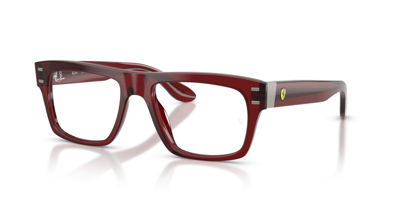 กรอบแว่นสายตา Rayban RX5459M-F714 Transparent Red แว่นสายตา Rayban RX5459M-F714 มุมเฉียง สีแดงโปร่งใส สำหรับทุกเพศ