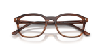 กรอบแว่นสายตา Rayban RX5460-8455 Striped Brown Rayban RX5460-8455 close-up ด้านหน้า