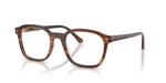 กรอบแว่นสายตา Rayban RX5460-8455 Striped Brown แว่นสายตา Rayban RX5460-8455 ลายแถบสีน้ำตาล ทั้งสองเพศ