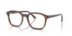 กรอบแว่นสายตา Rayban RX5460-8455 Striped Brown แว่นสายตา Rayban RX5460-8455 ลายแถบสีน้ำตาล ทั้งสองเพศ
