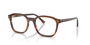 แว่นสายตา Rayban RX5460-8455 ลายแถบสีน้ำตาล ทั้งสองเพศ