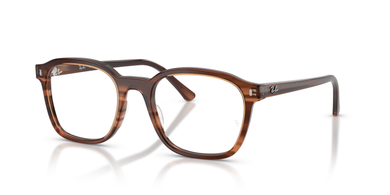 กรอบแว่นสายตา Rayban RX5460-8455 Striped Brown แว่นสายตา Rayban RX5460-8455 ลายแถบสีน้ำตาล ทั้งสองเพศ