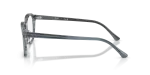 กรอบแว่นสายตา Rayban RX5460-8456 Striped Blue แว่นสายตา Rayban RX5460-8456 มุมข้าง ทรงสี่เหลี่ยมจัตุรัสลายแถบสีน้ำเงิน