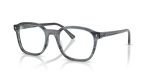 กรอบแว่นสายตา Rayban RX5460-8456 Striped Blue แว่นสายตา Rayban RX5460-8456 ลายแถบสีน้ำเงิน ทั้งสองเพศ