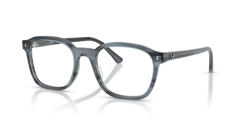 กรอบแว่นสายตา Rayban RX5460-8456 Striped Blue แว่นสายตา Rayban RX5460-8456 ลายแถบสีน้ำเงิน ทั้งสองเพศ