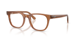 กรอบแว่นสายตา Rayban RX5461D-8201 Transparent Brown แว่นสายตา Rayban RX5461D 8201 สีน้ำตาลโปร่งใส ทั้งสองเพศ