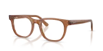 กรอบแว่นสายตา Rayban RX5461D-8201 Transparent Brown แว่นสายตา Rayban RX5461D 8201 สีน้ำตาลโปร่งใส ทั้งสองเพศ
