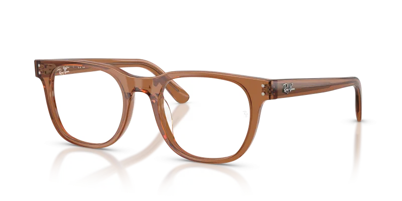 กรอบแว่นสายตา Rayban RX5461D-8201 Transparent Brown แว่นสายตา Rayban RX5461D 8201 สีน้ำตาลโปร่งใส ทั้งสองเพศ