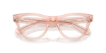 กรอบแว่นสายตา Rayban Skyler RX5510-8540 Transparent Pink Rayban Skyler RX5510 8540 close-up ด้านหน้า